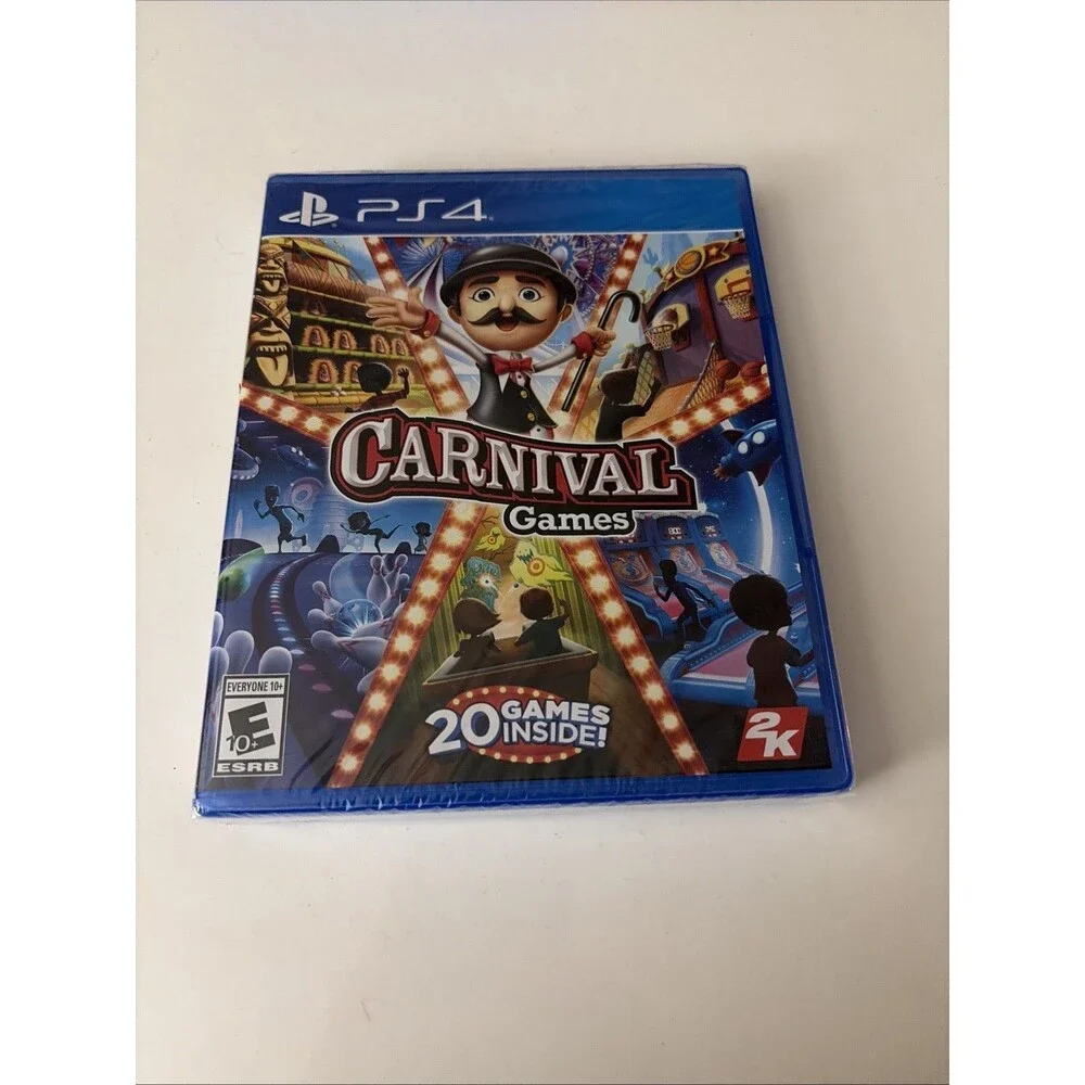 Sealed Carnival Games Sony PlayStation 4 PS4 Video Game NEW